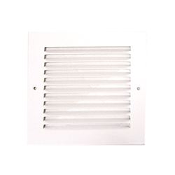 Plastic ventilation grill - BAP COLOR - ALDES - square / white / for air  supply and exhaust